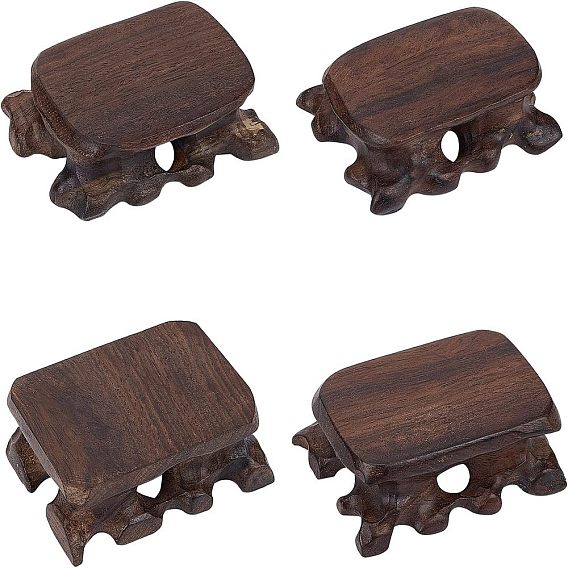 Подставка из сандалового дерева для демонстрации драгоценных камней