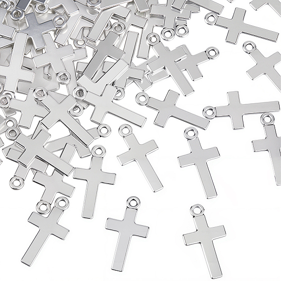 100 шт. Подвески из сплава в тибетском стиле, крестик, без свинца и без кадмия