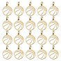 Sports 304 Stainless Steel Charms, Hollow