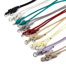 PU Leather & Alloy Phone Hand Strap Chains, Purse Chains