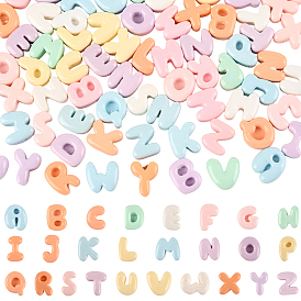 104шт 26 стили непрозрачные смоляные бусины, Письмо ~ Z