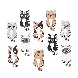 Печатные акриловые подвески, подвески в форме кошки