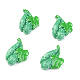 Opaque Resin Decoden Cabochons, Imitation Food, Cucumber