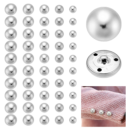 50 шт. 5 стили 1-отверстие цинковый сплав стержень кнопки, полукруглый