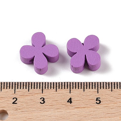 Maple
 Wood Beads, Flower
