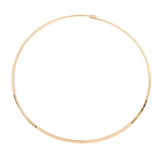 3мм 201 ожерелье-чокер из нержавеющей стали, жесткое ожерелье для женщин, вакуумное покрытие pvd