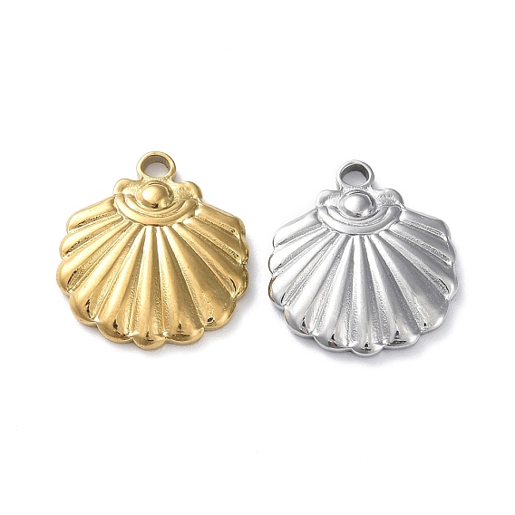 304 подвески из нержавеющей стали, шарм из ракушек