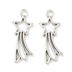 Подвески из сплава в тибетском стиле, без кадмия и без свинца, звезда