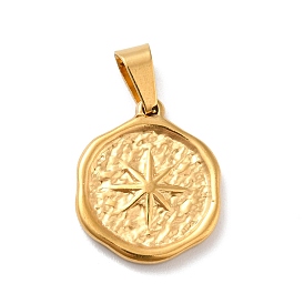 Вакуумное покрытие pvd 304 подвески из нержавеющей стали, долговечный, с 201 защелкой из нержавеющей стали на поручнях, плоские круглые со звездой