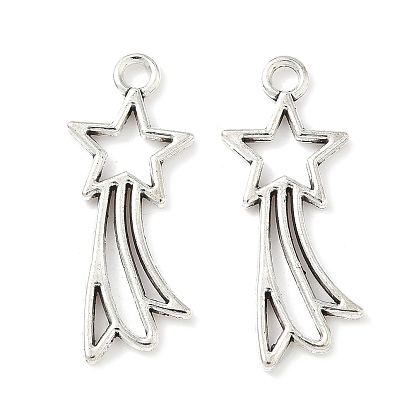 Подвески из сплава в тибетском стиле, без кадмия и без свинца, звезда