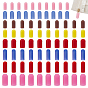80 piezas 8 colores cubierta resistente de silicona