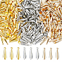 600Pcs 3 Colors Iron Pendants, Cone Shape Charms