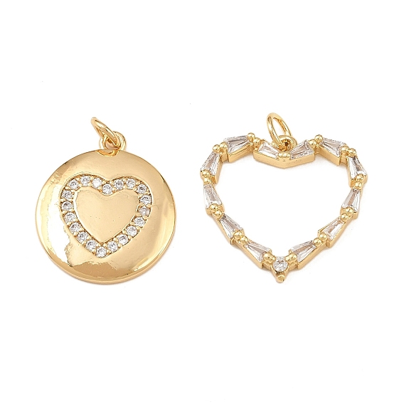 Латунные микропаве прозрачные подвески с фианитом, с целью перехода в кольце, долговечный, без кадмия и без свинца, реальный 18 k позолоченный