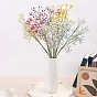Simulation of baby's breath fake flowers wedding decoration holding bouquet photography props soft rubber feel full of baby's breath