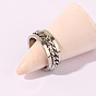 Fashion Stainless Steel Chain Ring - Simple and Personalized Ring for Women.
