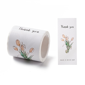 Self-Adhesive Roll Stickers, for Party Decorative Presents, Rectangle