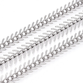 304 Цепи из нержавеющей стали с звеньями типа «рыбья кость», несварные, с катушкой
