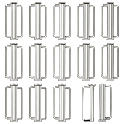 14шт. пряжки из сплава для купальников, прямоугольные