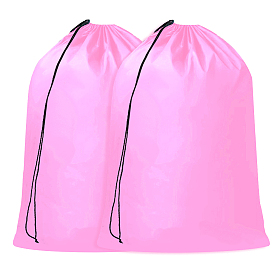 Сумки для хранения из ткани Оксфорд с завязками, прямоугольник со словом стирка