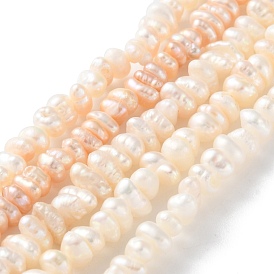 Нити из натурального культивированного пресноводного жемчуга, рондель