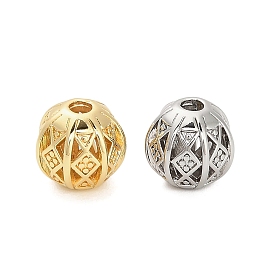 Латунные бусины, полый круг с ромбом