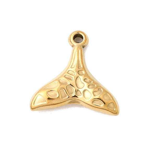 304 подвески из нержавеющей стали, прелести рыбий хвост, ионное покрытие (ip)