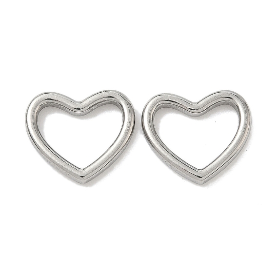 304 нержавеющей стали связывающий кольца, разъем сердца, не тускнеет