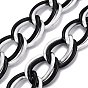Aluminium Double Curb Chains, Two Tone, Unwelded
