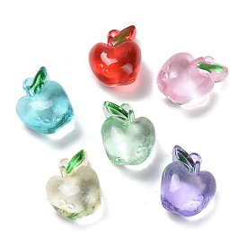 Прозрачные акриловые подвески, яблоко