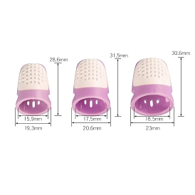 Silicone & Plastic Finger Covers, for Sewing Tools
