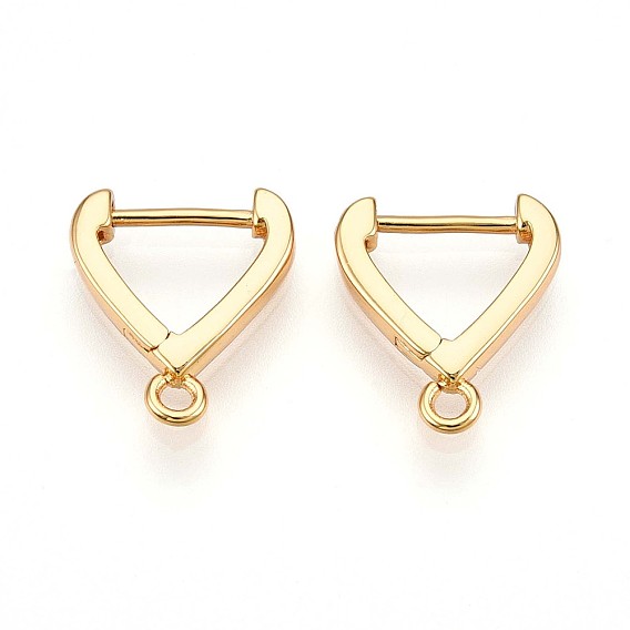 Латунная серьга-кольцо, без свинца, без никеля и без кадмия