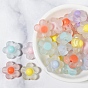 Frosted Acrylic Beads, Bead in Bead, Plum Bossom
