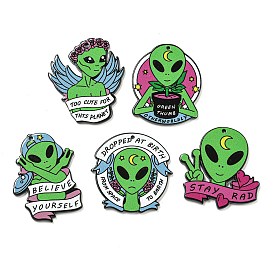 Alien Theme Acrylic Pendants