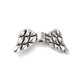 Сплавочные овальные бусины тибетского стиля , без кадмия и без свинца, крыло