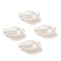 Perles acryliques abs, ovale