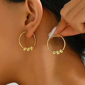 201 серьги-кольца из нержавеющей стали