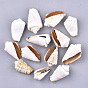 Natural Spiral Shell Red Lip Shell Beads, Undrilled/No Hole Beads