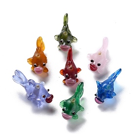 Ручной работы Lampwork неровный бисер, клоун