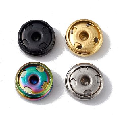 202 Stainless Steel Snap Buttons, Garment Buttons, Sewing Accessories
