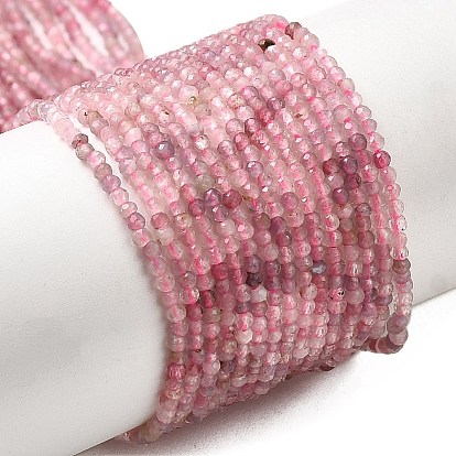 Натуральный сливовый цвет турмалиновый бисер пряди, граненые, круглые