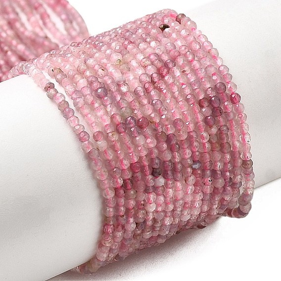 Натуральный сливовый цвет турмалиновый бисер пряди, граненые, круглые