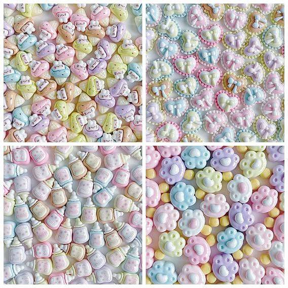 Непрозрачные кабошоны из смолы