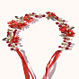 Simple Crystal Beaded Handmade Hairband for Bride Wedding Bridal Veil Hair Accessories