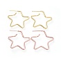 Brass Stud Earrings, with Ear Nuts and 925 Sterling Silver Pin, Star