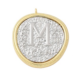 Латунные подвески, плоско-круглые, стойки покрытие, без кадмия и без свинца, долговечный, реальный 18 k позолоченный