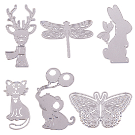 Frame Metal Cutting Dies Stencils, for DIY Scrapbooking/Photo Album, Decorative Embossing DIY Paper Card, Animal