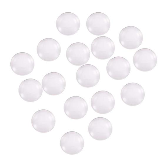Transparent Glass Cabochons, Half Round/Dome
