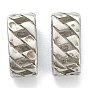 304 Stainless Steel Slide Charms/Slider Beads, For Leather Cord Bracelet Making, Oval