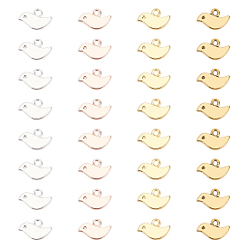 80 шт 4 цвета подвески из сплава в тибетском стиле, птица