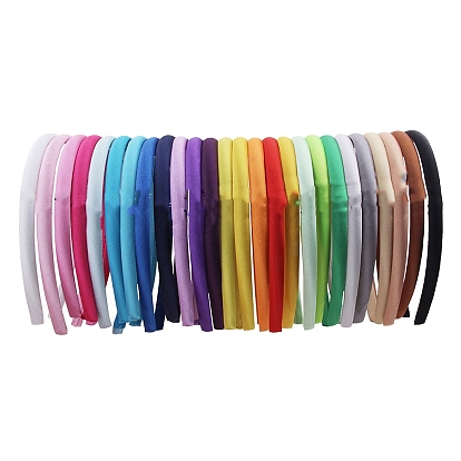 Атласные резинки для волос, ювелирные аксессуары для волос